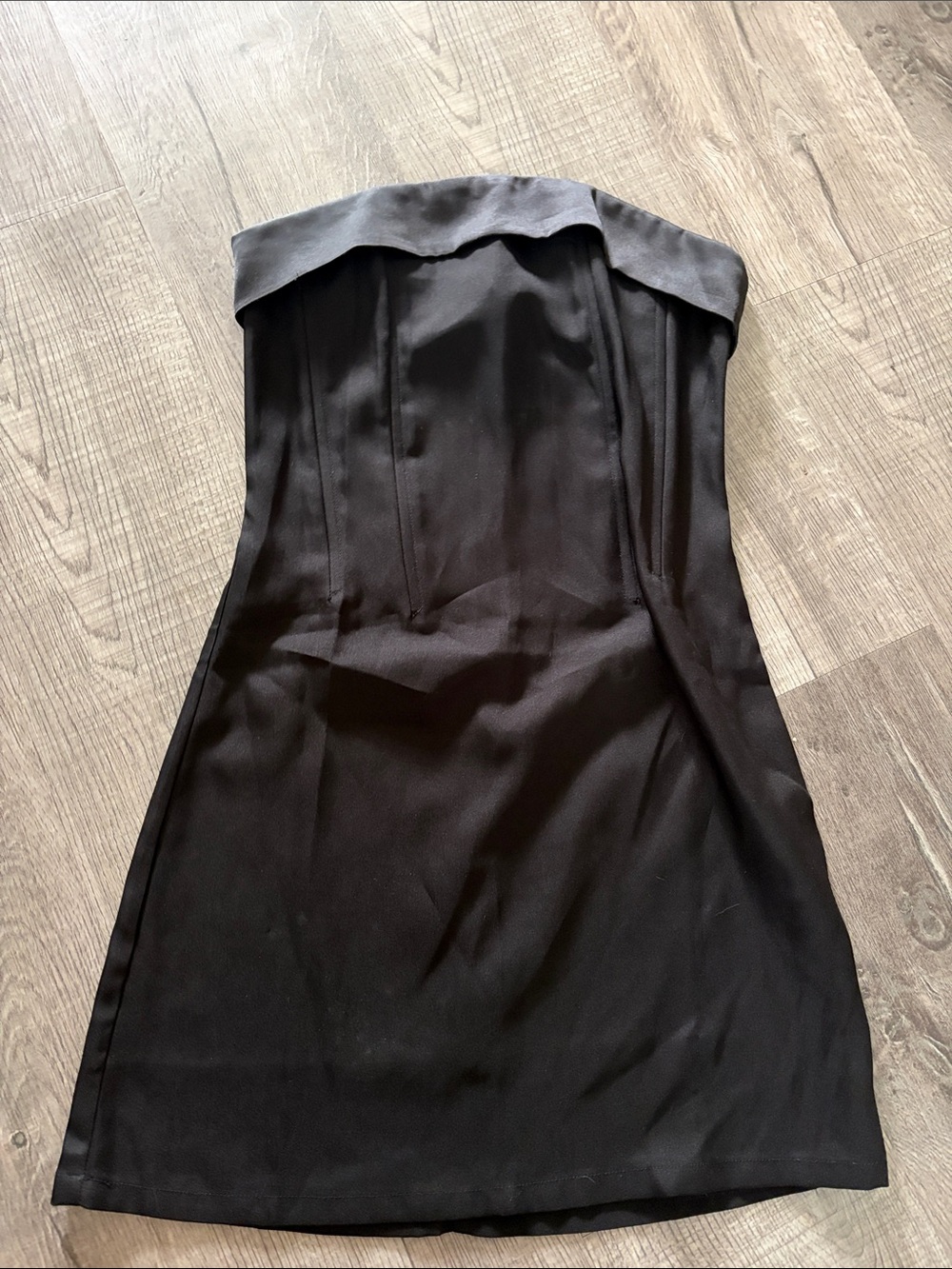 Classic Strapless Black Dress - Sleek Evening Dress